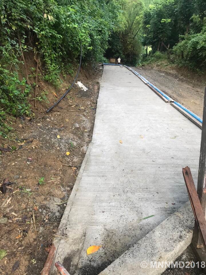 Concreting of road in Barangays Naclub, Igdalaquit and Cabangcalan ...