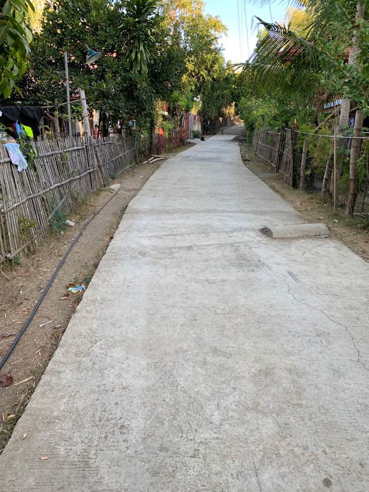 Concreting of road at Brgy. Diday, Miagao, Iloilo - Municipality of Miagao